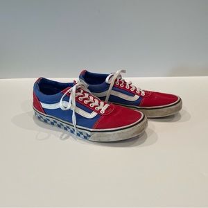 Van’s Mens Ward Canvas Sneakers 10.5